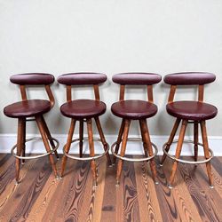Calorator Furniture Vintage Bar Stools 