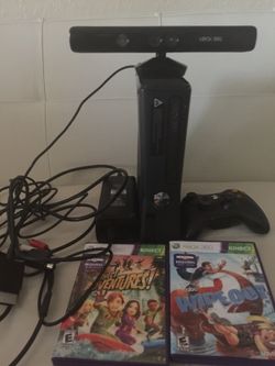 Xbox + Kinect + 2 games