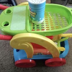 kids cleaning cart toy