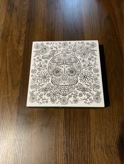 Mandala Sugar Skull Box sign