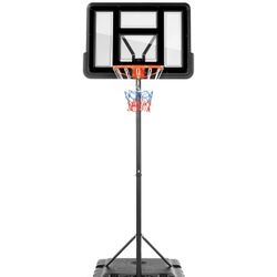 Basketball Hoop Outdoor 3.8-10ft Adjustable Height, With 44inch Backboard