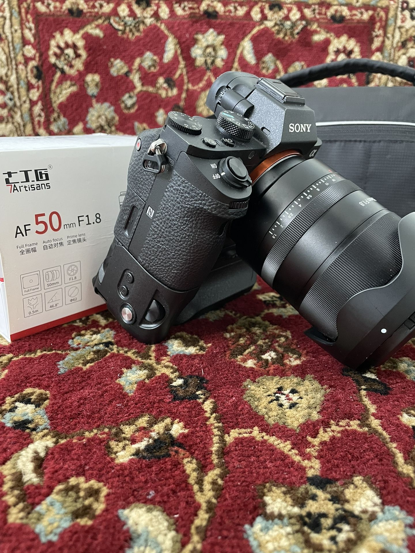 Sony alpha and 50mm lense f: 1.8