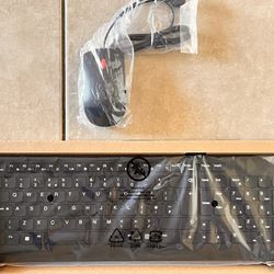 Brand New Lenovo PC Computer USB Keyboard and Mouse Set