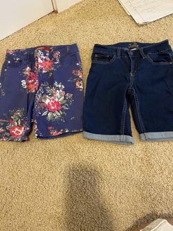 Size 12 girls shorts...washed but never worn. Justice