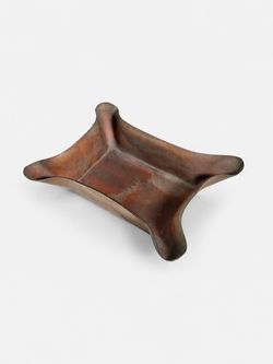 Vintage Hand-Wrought Copper Sculptural Tray by Cassel Industries, c.1960's - Delivery Available