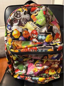 Mario brothers back pack
