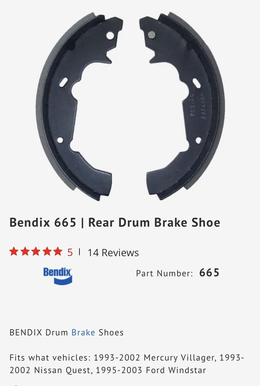 Rear Brake Shoe