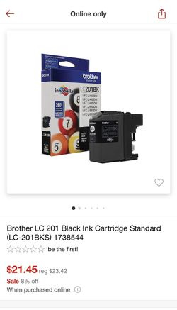 Brother Ink 201 Black Brand New!