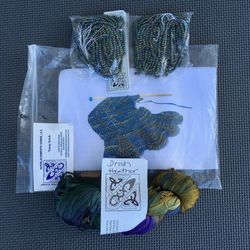 Interlacements Yarns New York Beaded Scarf Kit