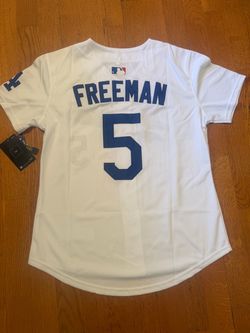 White Los Angeles dodgers Freddy freeman jersey