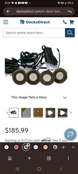 In-Deck LED Lighting Kit color BRONZE