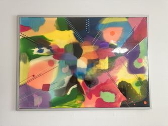 ✨ “Explosion of Color” – Handmade Abstract Epoxy Resin Painting ✨