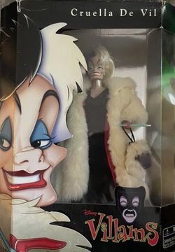 Cruella De Vil Doll Disney Villains