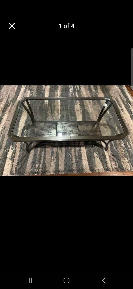 Glass Top Coffee Table
