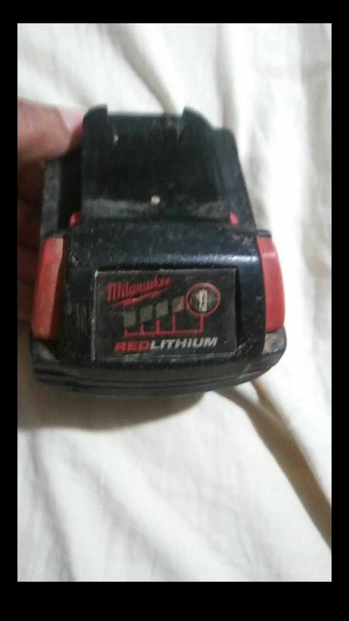 Milwaukee M18 Red Lithium Ion Battery