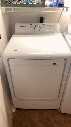 Samsung White Front-Load Dryer