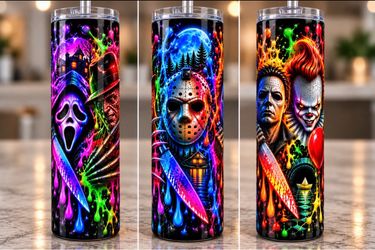 Halloween Horror Tumblers!!