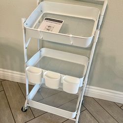3 tiered rolling cart