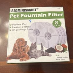 8x Pet Water Fountain Replacement Filters for Catit Cat Dog Drinking Flower