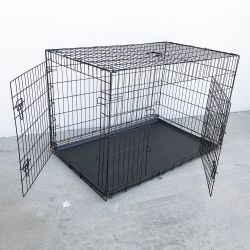 Brand New $70 Folding X-Large 48” Dog Cage Crate Kennel 48x29x32” 
