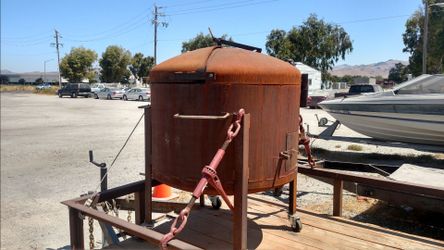 36" round bbq smoker
