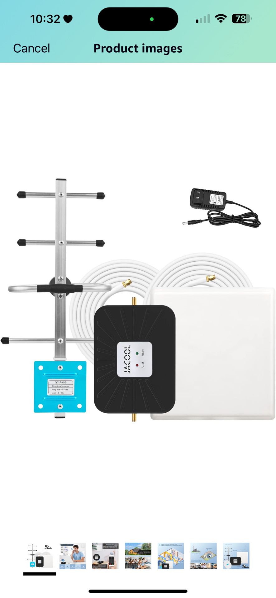 AT&T Signal Booster AT&T Cell Phone Signal Booster T Mobile 5G 4G LTE Band12/17 AT&T Cell Booster AT&T Cell Phone Booster for Home, Cell Booster Anten