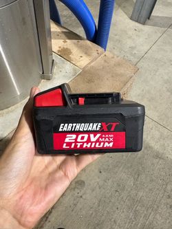 EarthquakeXT 20v Battery 4.0Ah