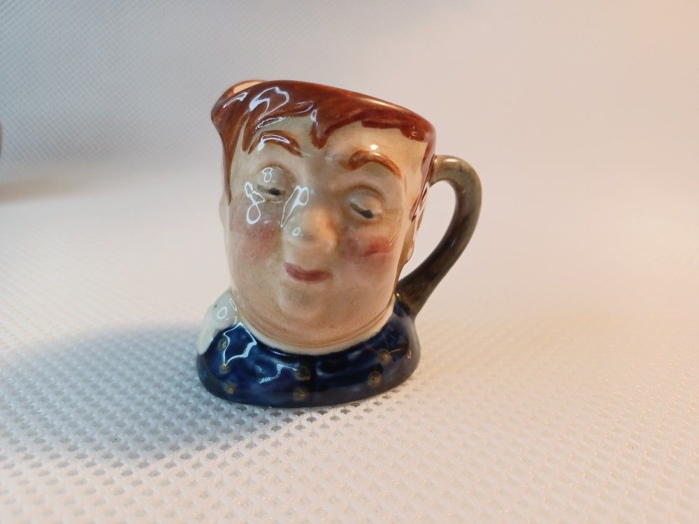 FAT BOY ROYAL DOULTON MINI TOBY MUG 2-1/2" H