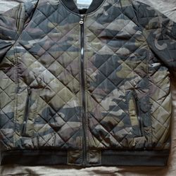 Calvin Klein Men's Quilted Baseball Jacket
