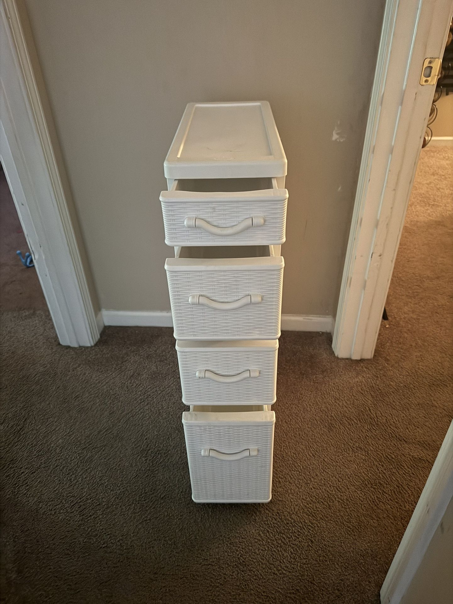 White storage container