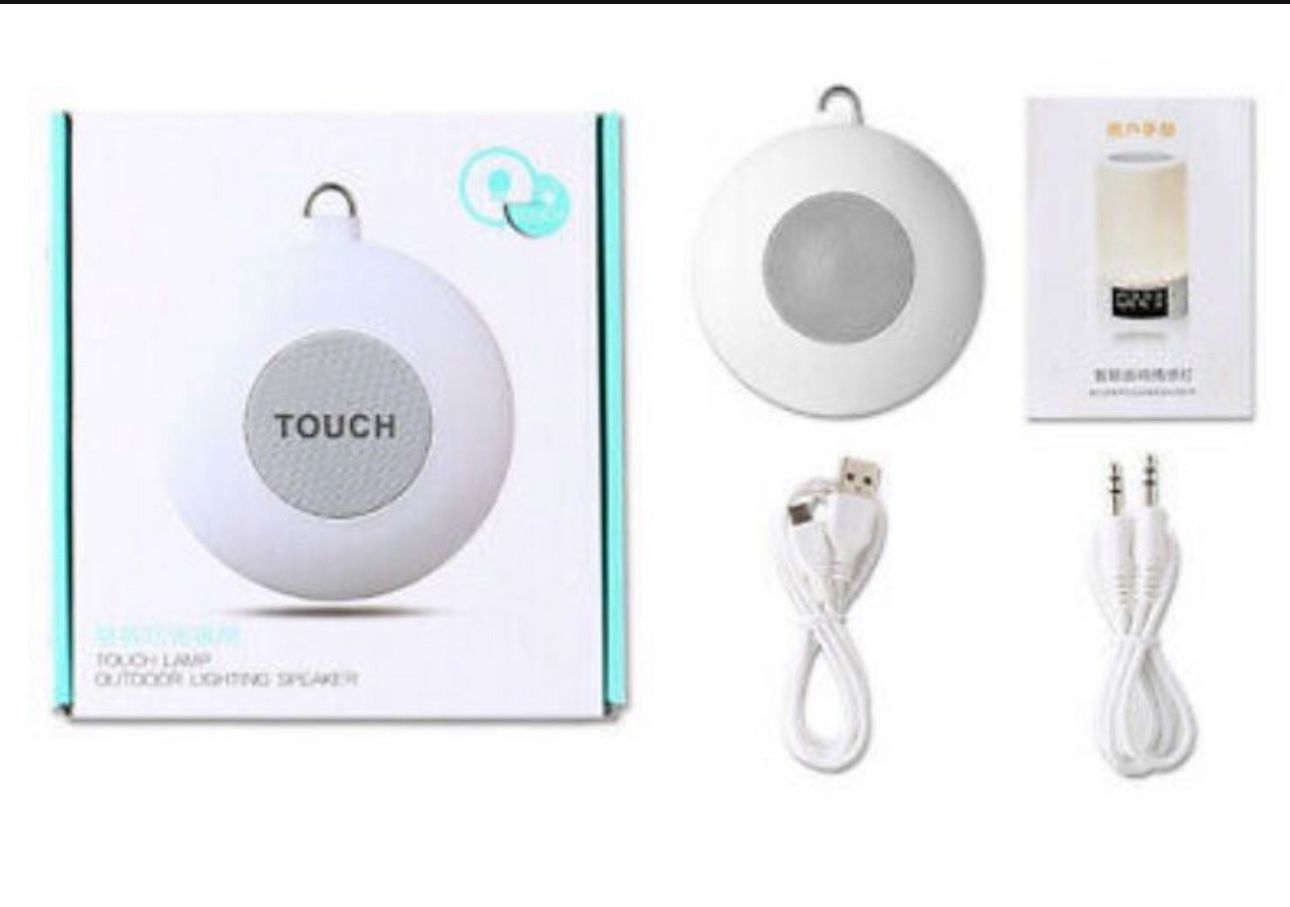 New Touch Control Table Lamp Wireless Bluetooth Speaker Dimmable LED Light Lamp with Music Beat