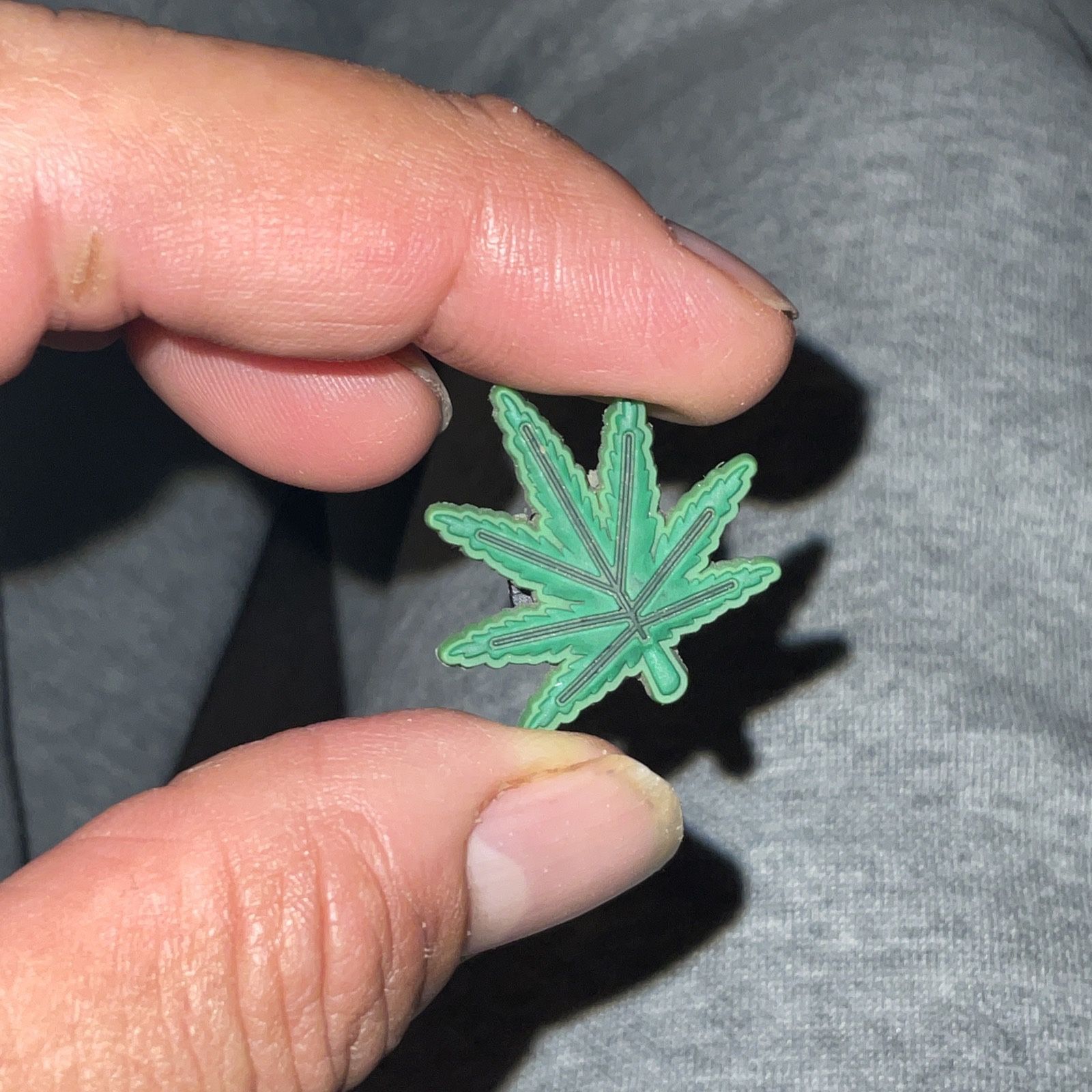 CROC CHARM Shoe Plant 420 Weed Marijuana Smoke Pot Green Bud