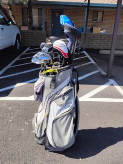 Titleist & Adams Men's Complete Set! W/Callaway Bag! Golf Clubs!