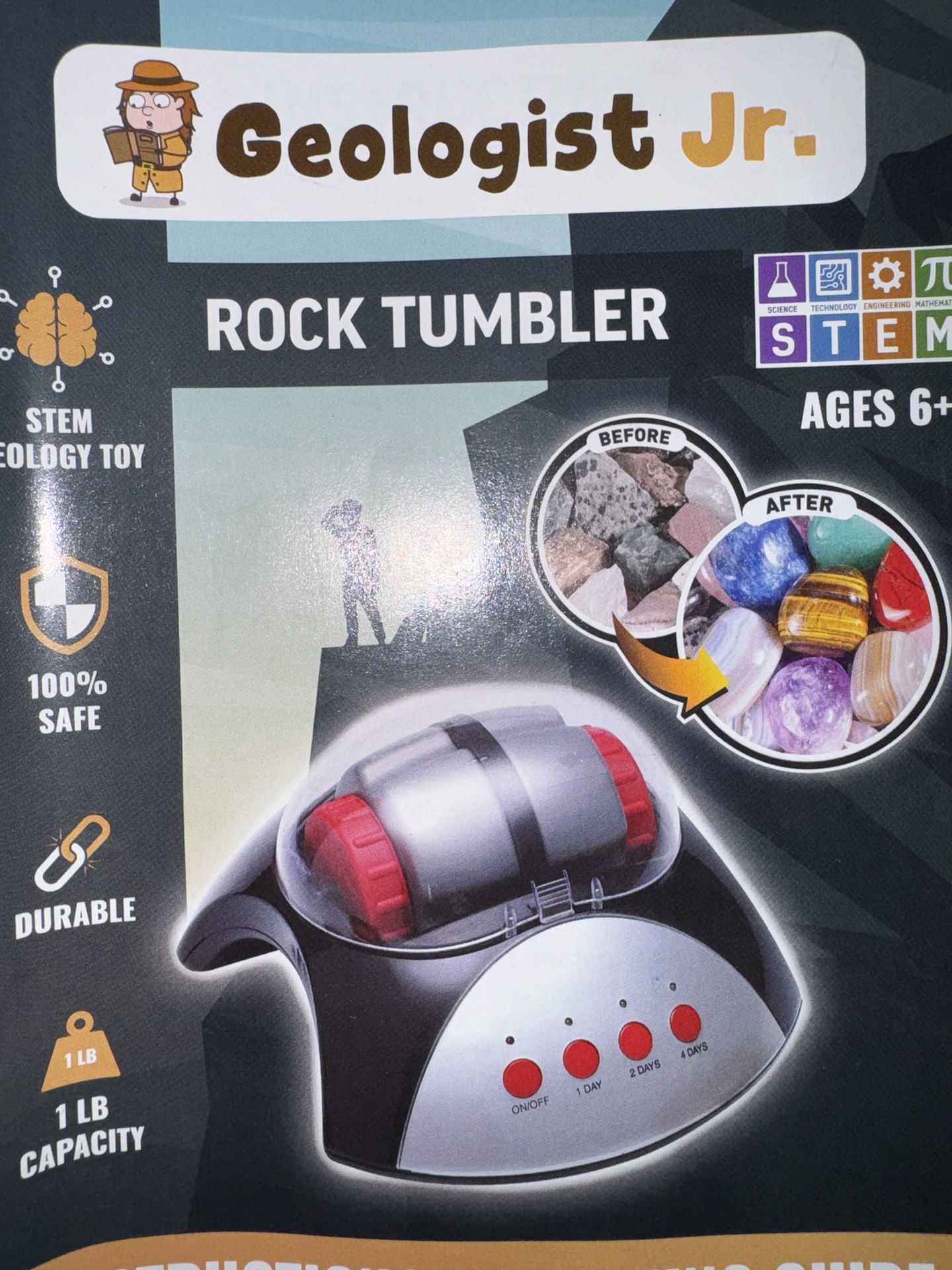 New Rock Tumbler & Grit Refill Pack