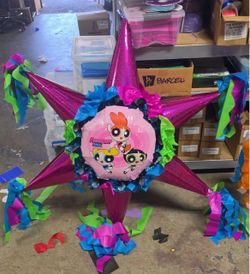 Powerpuff girls bola star pinata