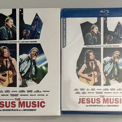 The Jesus Music (Bluray + DVD, 2021) Soundtrack Of A Movement + Slipcover SEALED  