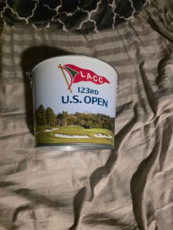 123rd U.S. Open LACC Souvenir Metal Bucket
