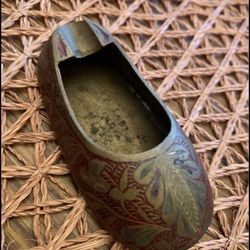 Vintage personal ashtray shoe / slipper