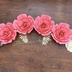 Paper flowers flores de papel