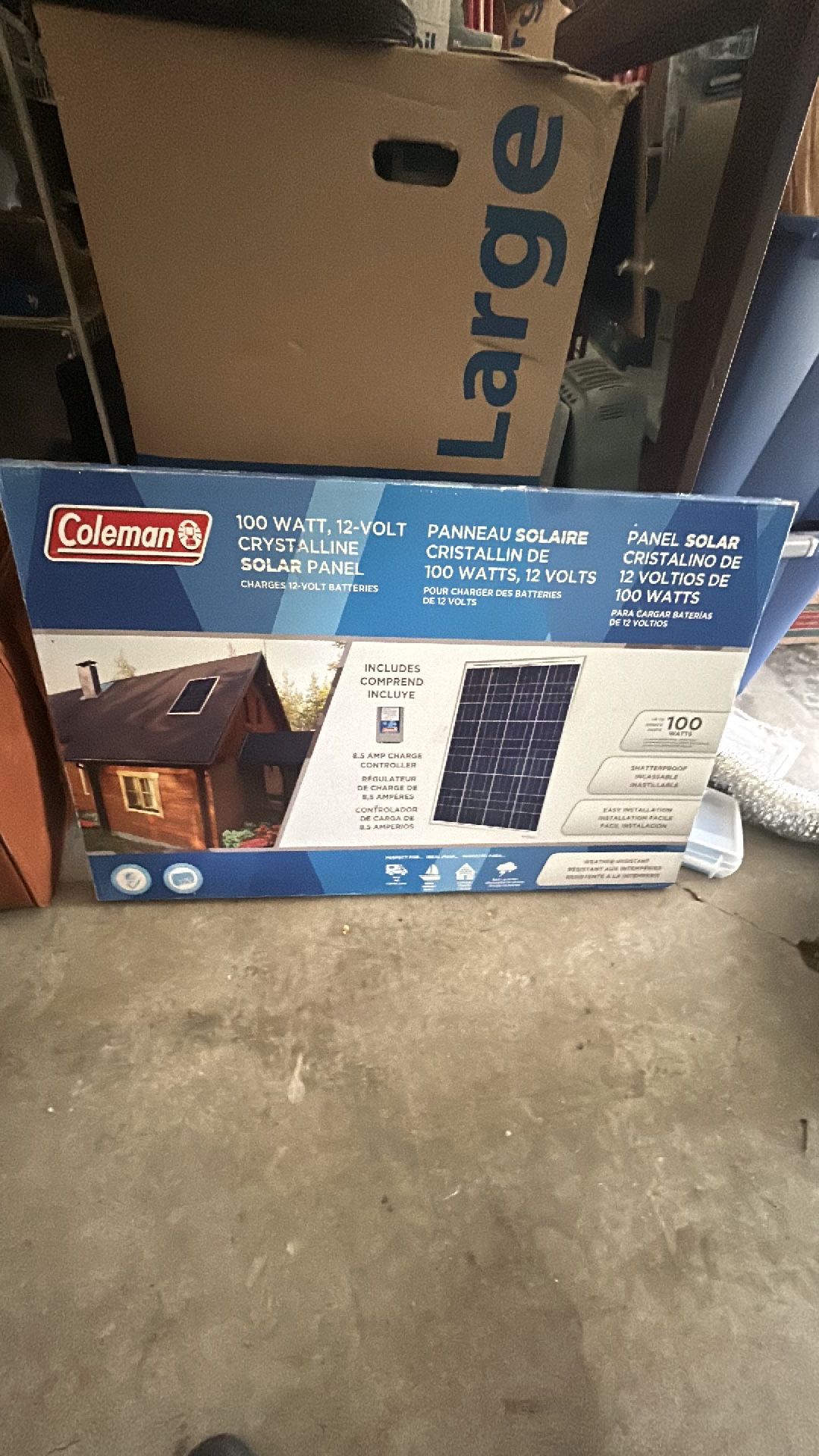 Coleman 100 Watt Crystalline Solar Panel 