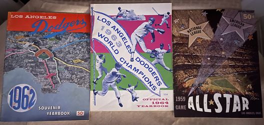 1960’s Dodger World Series Official Souvenir Programs & Yearbooks