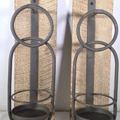 Two New Hobby Lobby Candle Holder / Wall Mounts