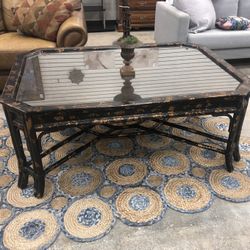 Oversized Bamboo Coffee Table 