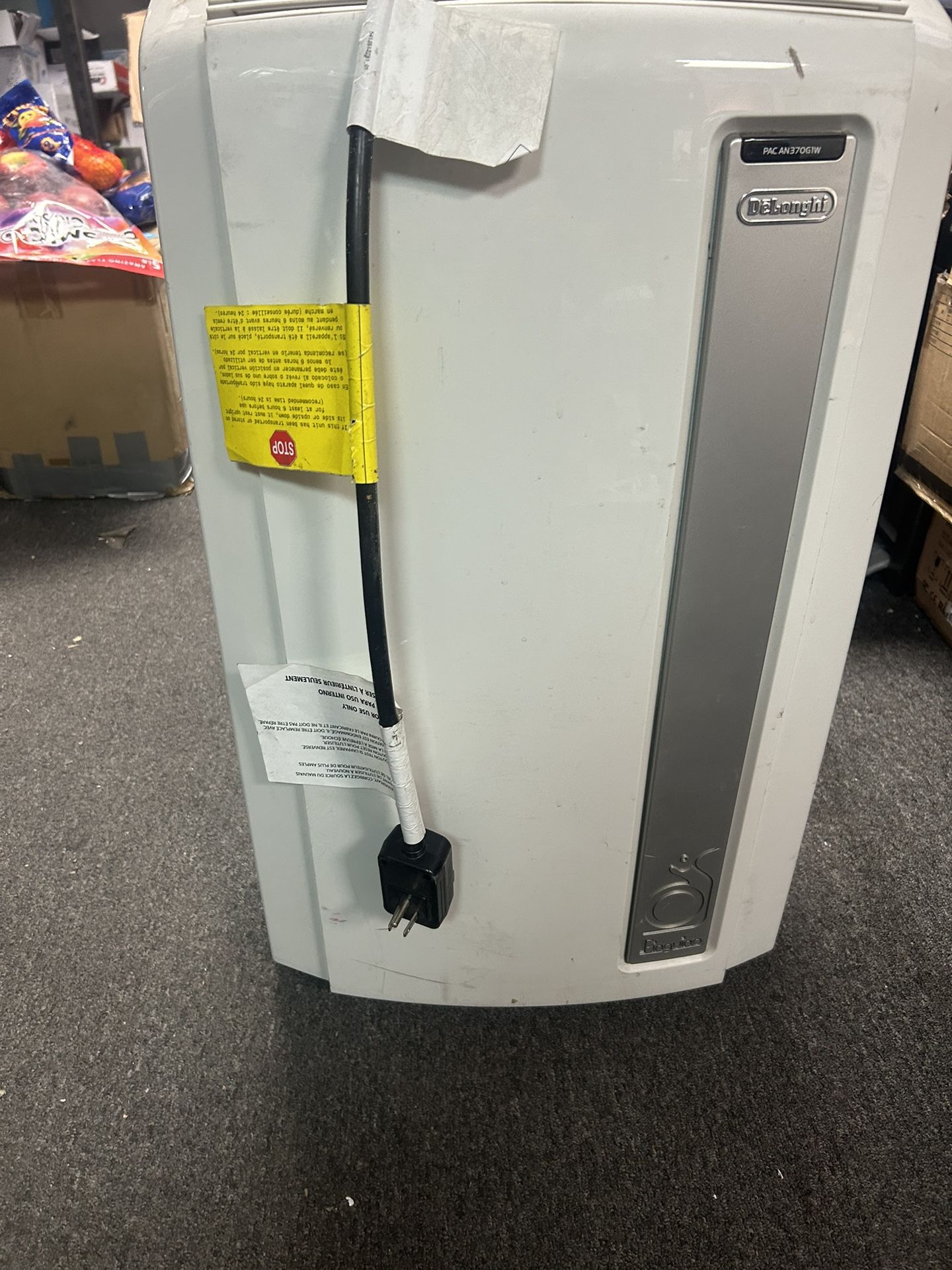 DeLonghi 500 Square Foot Portable Air Conditioner -White