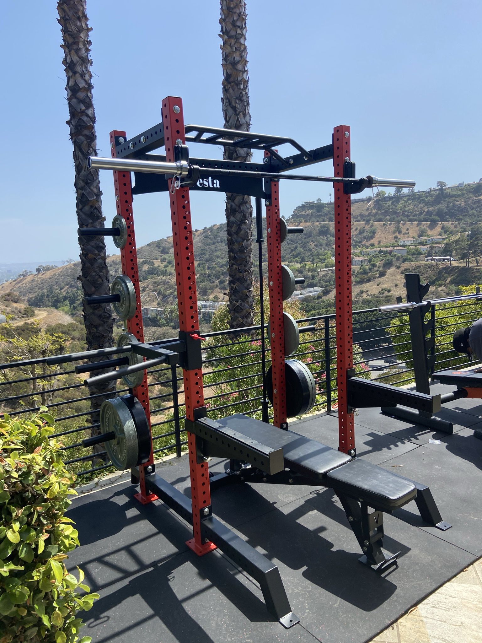 Vesta Fitness HR1000 | Adjustable Bench | 230lb Bumpers Olympic Weight | 7ft Olympic Barbell | Fitness | Gym Equipment | FREE DELIVERY π