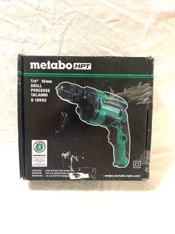 Brand new Metabo HPT corded 3/8” drill driver. Retails for $107.