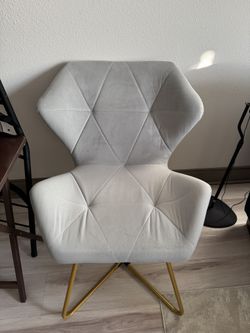 Modern Gray Accent Chair
