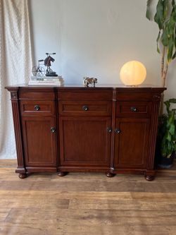 Vintage Solid Mahogany Sideboard