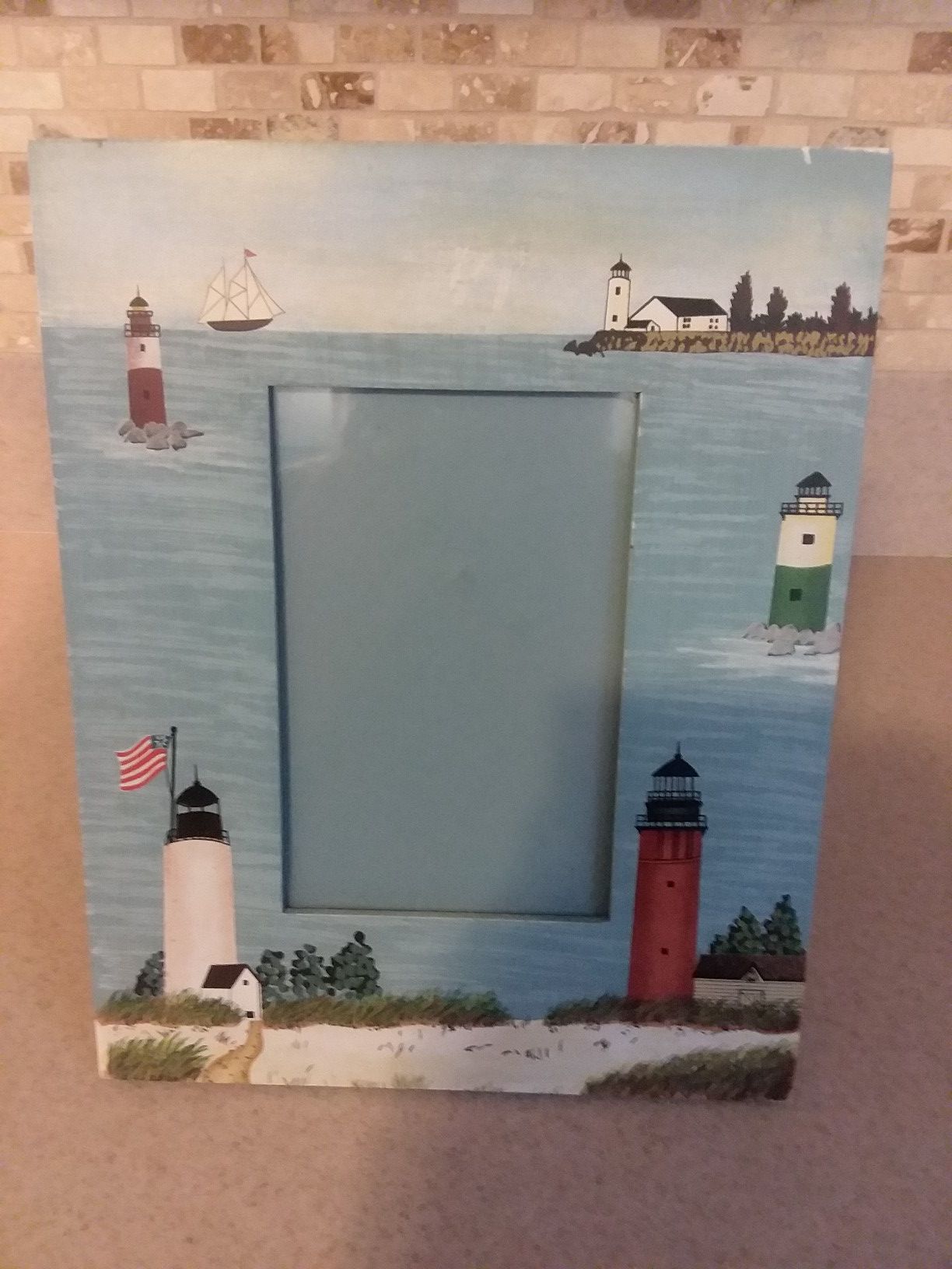 Lighthouse picture frame