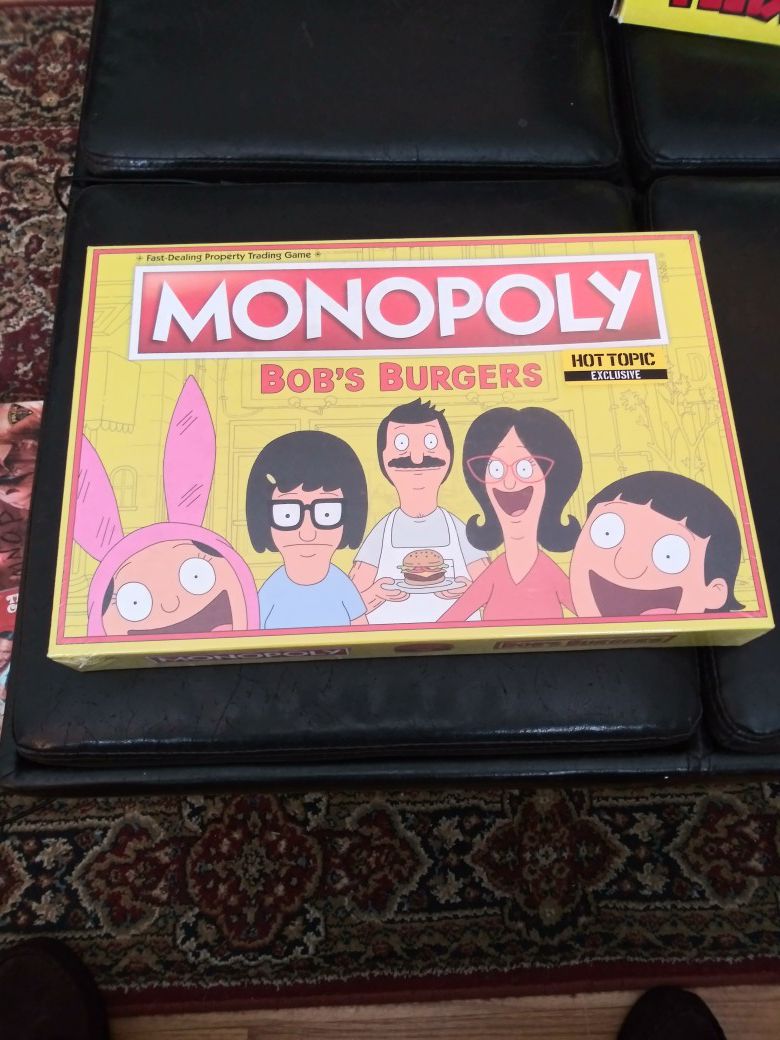 Bob's Burgers Monopoly Game board